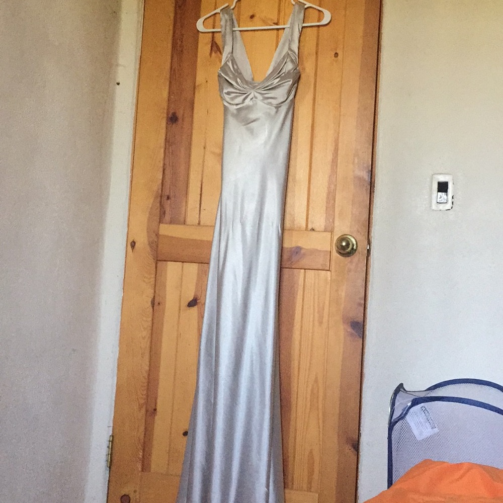 Silver Prom Dress
